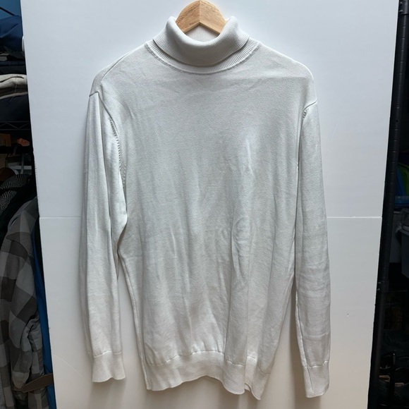 Zara Elegant Cream Turtleneck Sweater - Picture 1 of 3